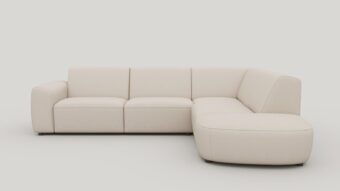 Xooon TINEO hoekbank rechts (2,5 zits links - hoek rechts) - livigno creme