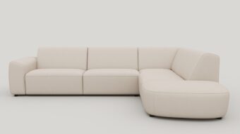 Xooon TINEO hoekbank rechts (3-zits links - hoek rechts) - livigno creme