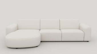 Xooon TINEO loungebank links (chaise longue links - 2,5 zits rechts) - livigno kiezel