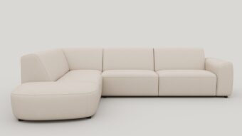 Xooon TINEO hoekbank links (hoek links - 3 zits rechts) - livigno creme