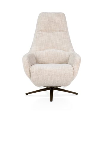 Xooon ARCO relaxfauteuil - motor - verstelbare hoofdsteun - stof Luton creme