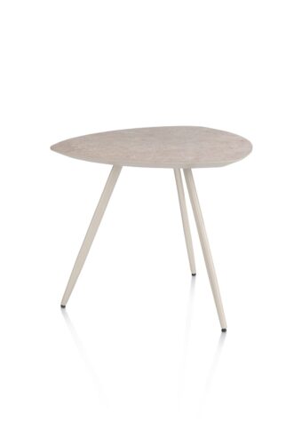 Xooon salontafel SALUTINA 53x53cm - 3 pootjes - creme