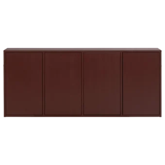 Dressoir MEREL 200 cm grenen bordeauxrood