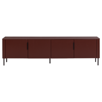 Tv-meubel GUNNAR 200 cm bordeauxrood