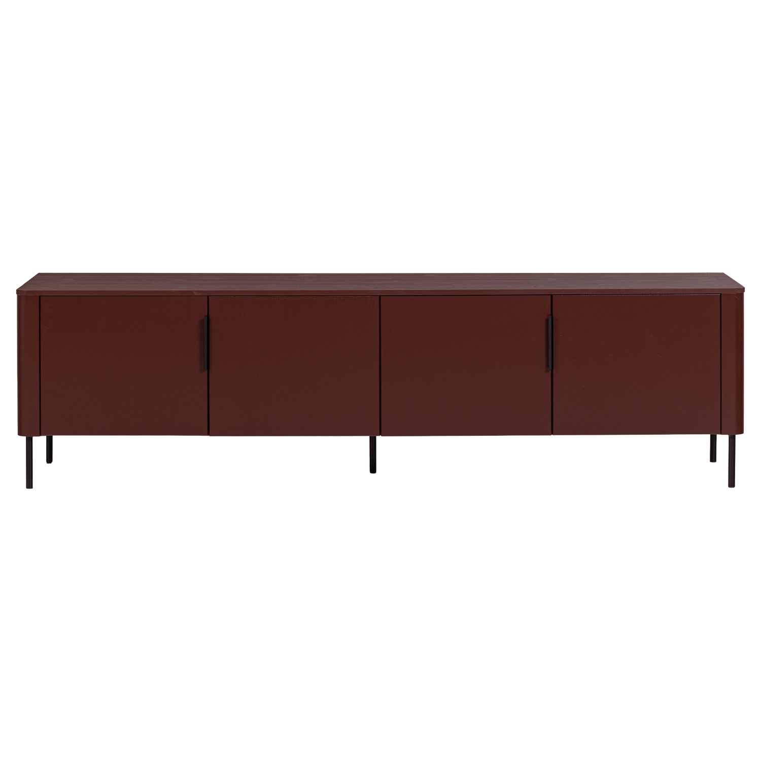 Tv-meubel GUNNAR 200 cm bordeauxrood