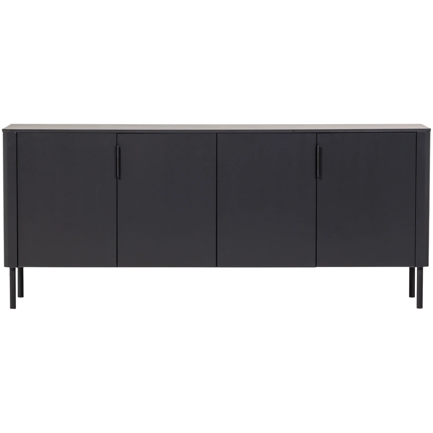 Dressoir GUNNAR 200 cm zwart