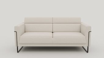 Xooon FISKARDO bank 2,5-zits met pocketvulling en designpoot vada beige
