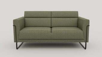 Xooon FISKARDO bank 2-zits met pocketvulling en designpoot vada mosgroen