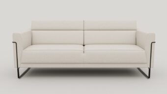 Xooon FISKARDO bank 3-zits met pocketvulling en designpoot vada beige