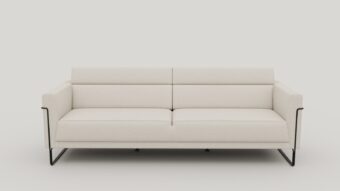 Xooon FISKARDO bank 4-zits met pocketvulling en designpoot vada beige