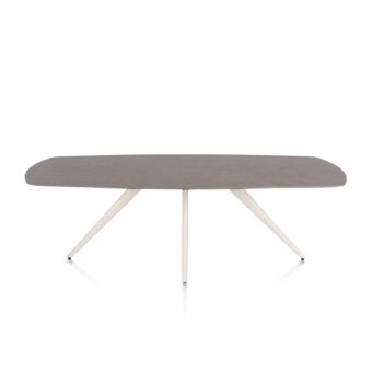 Xooon eetkamertafel SALUTI ovaal 240x110 cm (4-poot creme) lava