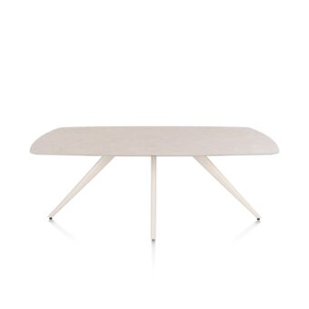 Xooon eetkamertafel SALUTI ovaal 210x105 cm (4-poot creme) light sand
