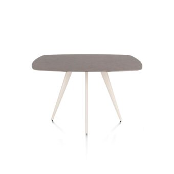 Xooon bartafel SALUTI ovaal 150x105 cm (4-poot creme) lava
