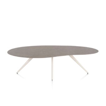 Xooon eetkamertafel SALUTI organisch 240x120 cm (4-poot creme) lava