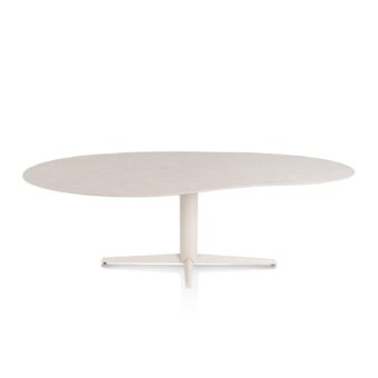 Xooon eetkamertafel SALUTI organisch 240x120 cm (teenpoot creme) light sand
