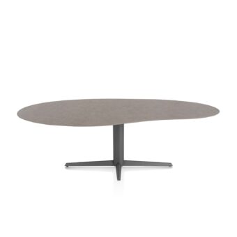 Xooon eetkamertafel SALUTI organisch 240x120 cm (teenpoot grafiet) lava