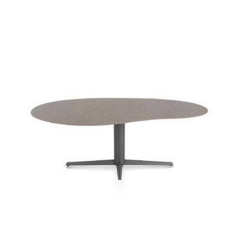 Xooon eetkamertafel SALUTI organisch 210x120 cm (teenpoot grafiet) lava