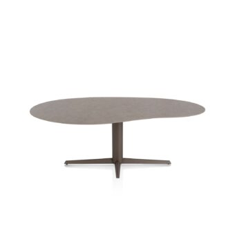 Xooon eetkamertafel SALUTI organisch 210x120 cm (teenpoot steelbrown) lava