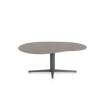 Xooon eetkamertafel SALUTI organisch 180x120 cm (teenpoot grafiet) lava