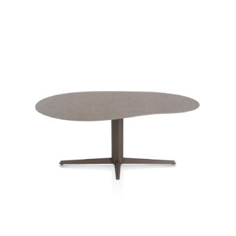 Xooon eetkamertafel SALUTI organisch 180x120 cm (teenpoot steelbrown) lava