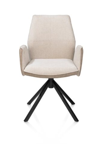 Xooon armstoel FRANKY draaibaar voorkant oregon / achterkant livigno beige