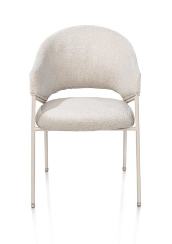 Xooon armstoel NOEL - frame creme - stof sevilla creme