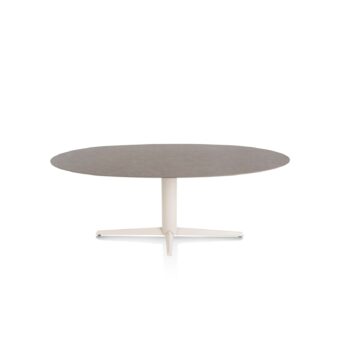 Xooon eetkamertafel SALUTI ellips 210x105 cm (teenpoot creme) lava