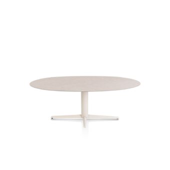 Xooon eetkamertafel SALUTI ellips 210x105 cm (teenpoot creme) light sand